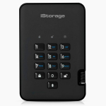 Istorage Is-da2-256-ssd-128-b 128gb Diskashur2 Usb 3.1 saugus ne&scaron;iojamas už&scaron;ifruotas Ssd diskas - Phantom Black
