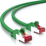 Deleycon Cat6 Patch kabelis S-ftp/pimf (įvairios spalvos) Cat. 6 tinklo kabelis. Ethernet tinklo kabelis [250 &ndash; 25 m] dvigubo ekranavimo, žalias