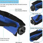 Eatbale atsarginės dalys, skirtos Eufy Robovac 11s Max 15c Max 25c Max 30c Max G30 G30 Edge G30 Hybrid G30 Verge G20 G20 Hybrid G15 G32 Pro robotų dulkių siurblių priedams, pagrindinis &scaron;epetys, &scaron;oninis &scaron;epetys, filtras