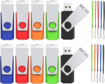 USB laikmena Wooolken Usb atmintinė 4 Gb, 10 vienetų pakuotė, 4 Gb didelės spartos atmintinė (5 spalvos)