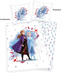 Herding Disney's Frozen 2 patalynės komplektas, pagalvės užvalkalas 80 x 80 cm, antklodės užvalkalas 135 x 200 cm, su lygiu užtrauktuku, 100% medvilnė/renforc&eacute;