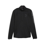 Bėgimo mar&scaron;kinėliai vyrams PUMA M SEASONS LS 1/4 Zip Polypropyl - 52489101, juodos spalvos