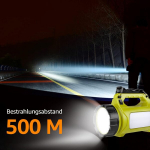 Led Žibintas su Power Bank funkcija, 1000 Liumenų, Įkraunamas
