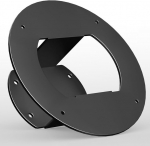 Monitoriaus laikiklis Putorsen monitoriaus vesa adapterio plok&scaron;tės laikiklis, suderinamas su samsung odyssey g9, neo g9, crg9, chg9, chg90 monitoriais, vesa 100x100, juodas