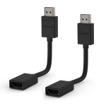 Hdmi prailginimo trumpiklis | Fire tv stick kabelis | Hdmi prailginimas | Adapteris fire tv stick | Hdmi prailginimo kabelis | Tv stick prailginimas, skirtas chromecast / fire tv / roku | 2 vnt. pakuotė