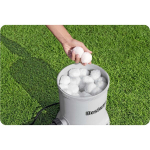 Baseino filtravimo siurblys, 5678 l/h, + filtravimo rutuliukai, Bestway