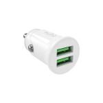 Automobilinis įkroviklis 2x Usb-a Pro Lite 10w, baltas