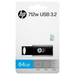 USB laikmena USB 3.2 HP 64GB 712W JUODAS