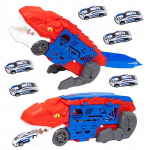 3-in-1 dinozaurų trasa + 6 automobiliai Click4Toys