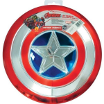 Kapitonas Amerika metalizuotas plastikinis skydas - MARVEL - 30 cm - Raudonas