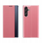 Etui New Sleep Case pokrowiec z klapką z funkcją podstawki na Samsung Galaxy A36 - r&oacute;żowe