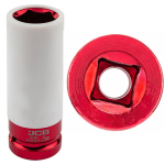 Ilga smūginė galvutė 1/2" 21 mm 6-kampė aliuminio ratlankiams