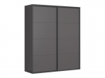 Spinta Black Red White Flex, 240x200x66 cm, pilka