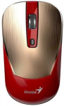 Belaidė pelė Genius Nx-7125 su Ai, 1200 Dpi, Usb, auksinė-raudona