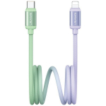Usams Sj757 Pd 30w Usb-c/lightning kabel, 1.2m, dviejų spalvų