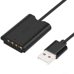 NP-BX1 baterijos manekenas su USB-A maitinimo adapterio nuolatinės srovės jungtimi, skirtas ZV-1 RX100 M7 M7 M6 M5 RX1R HX50 HX90 HX300 HX400 fotoaparatui
