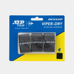 Teniso raketės vir&scaron;utinės apvijos Dunlop Viperdry ATP, juodos