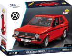 Statybų žaidimas - VOLKSWAGEN - GOLF (1974-1983) - Raudona - Surinkti patiems - Vaikams