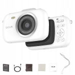 Skaitmeninis fotoaparatas Skaitmeninis fotoaparatas sjcam zv100 white vaikams, jaunimui, internetinė kamera 80mpx