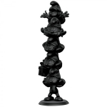 The Smurfs Resin Statue Smurfs Column Black Edition 50 cm