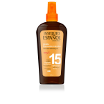 Instituto Espa&ntilde;ol apsauginis aliejus nuo saulės, intensyvaus įdegio aliejinis pur&scaron;kiklis SPF15, atsparus vandeniui, su alaviju, 250 ml