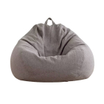 AD.CON pupelių mai&scaron;as su ECO užpildu Puff relax fotelio sėdynės pagalvėlė grindų pagalvėlė pupelių mai&scaron;as 70x80x50cm 120L tamsiai pilka