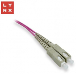 LYNX duplexn&iacute; patch kabel MM, OM4, SC/SC, 50/125&micro;m, 0,5m