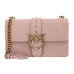 PINKO Moteri&scaron;ka petne&scaron;ų rankinė la&scaron;o spalvos - Love One Classic CL M Cipria - Senovinis auksas 296346