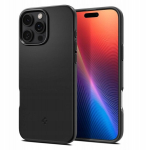 Telefono dėklas iPhone 17 Pro juodas MagSafe Spigen Thin Fit