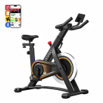 Dviratis treniruoklis JASPORT A3, 7,5 kg smagratis, LED, Kinomap, Zwift, iki 120 kg