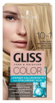 Plaukų dažai Schwarzkopf GLISS COLOR 10-1 Ypač &scaron;viesi perlamutrinė