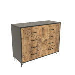 Komoda Kalune Design Comfort, pilka/ruda