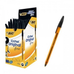 Tu&scaron;inukas Bic Cristal Fine 0.3 mm, juodas, 50 vnt. 134485