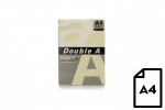 Spalvotas popierius Double A A4, 80g, 500 lapų, dramblio kaulo spalvos