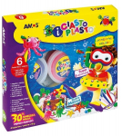 Plastelinas Amos Jūros gyviai 18g, 6 vnt.