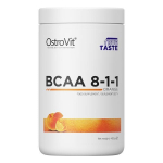 Aminorūg&scaron;tys OstroVit BCAA 8-1-1, 400 g, Natūralus