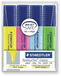 Teksto spalviklių rinkinys Staedtler Textsurfer Classic, 4 spalvos