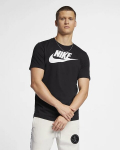 Nike vyri&scaron;ki sportiniai mar&scaron;kinėliai Sportswear M AR5004 010, juodi