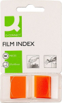 Indeksuojančios žymelės Q-connect, 25,4x43,7mm, 50 vnt., oranžinės