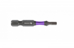 Hogert smūginis atsuktuvo bitų rinkinys HT1S175, HEX 3mm, 50mm, 2 vnt., S2 plienas, 58-61 HRC, DIN 3126