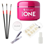 Nagų priauginimo rinkinys Silcare Clear gelis 50 g N22