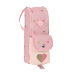 Mokyklinis dėklas Glow Lab Hearts Rožinė 6 x 21 x 6 cm