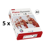 Biuro popierius PlanoDynamic, A5, 80 g/m2, 500 lapų 5 vnt