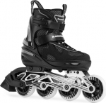 Reguliuojamo dydžio riedučiai Blackwheels Flex Pro, juodi