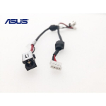 ASUS A53, K53, X53U, A53Z, A53U, A53E, A53U-XE3, A53U-XE3, A53U-ES21, A53SV, K53T ne&scaron;iojamo kompiuterio įkrovimo lizdas su laidu