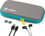 Switch Lite Pack Travel: Kit Tasche + Ladekabel + In-Ear-Kopfh&ouml;rer + Controller Caps