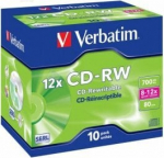CD-R W Matricos SERL Verbatim 700MB 10x-12x Native