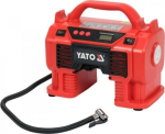 Yato kompresorius YT-23248, 18V, 12l/min, 11bar, 60W, LCD, LED ap&scaron;vietimas, 4 antgaliai
