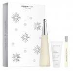Dovanų rinkinys moterims Issey Miyake L'Eau d'Issey: kvepalai EDT, 100ml + kvepalai EDT, 10ml + kūno losjonas, 50ml