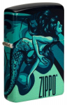 Žiebtuvėlis Zippo 48605 Mermaid Zippo Design, juodas